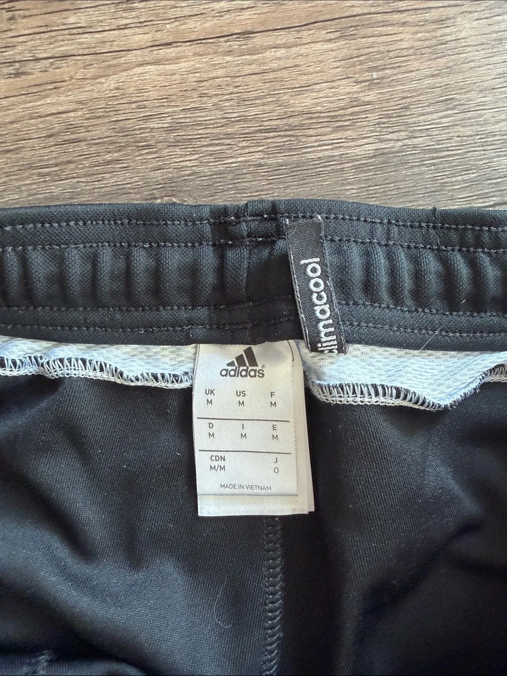 adidas Black Jogger Pants with White Side Stripes